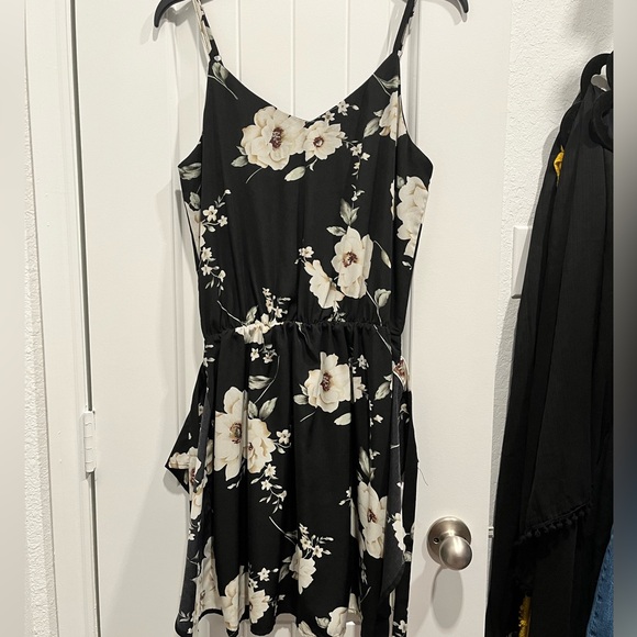 GRACE KARIN Women Floral Print Dress Spaghetti Strap V Neck Mini Dress Size S - Picture 3 of 10